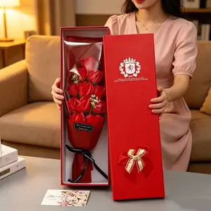 11 Roses Soap Flower Gift Box, Long-Lasting Floral Scent, Perfect for Gifts, Ideal for Special Occasions, Elegant Design