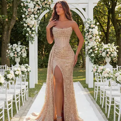 green holiday dress Christmas Guide: Green Outfit Ideas discount prom dresses main image 0