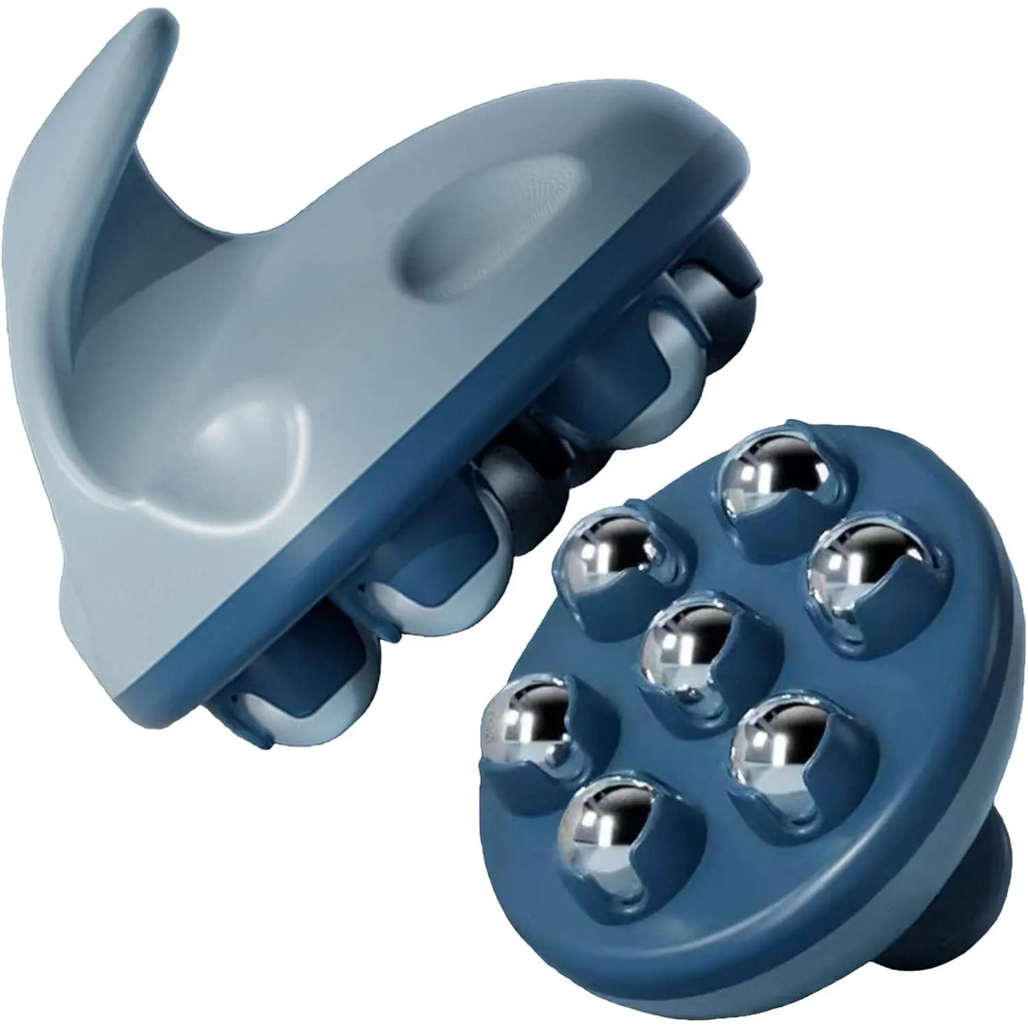 Lightweight Roller Ball Massager, Handheld Manual Massage Tool for Neck, Back, and Full Body Pain Relief with 360-Degree Rotating Steel Balls