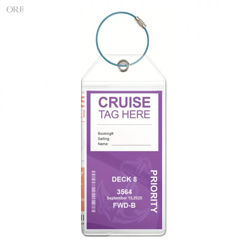 2026 Trend Clear PVC Luggage Tag, Waterproof Anti-Lost Travel Baggage Identifier Hanging Label, Portable Airplane Suitcase ID Tag for Flight Checked Baggage Trip Backpack Accessories,necklace,gift,set,stress,ball,,Rose,Valentine,Charm,,,gold-plated,brass,