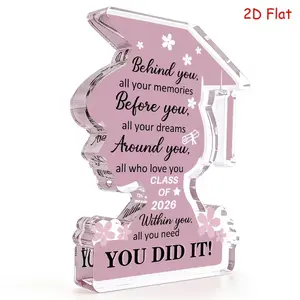 Graduation Decorations 2026 Class Of 2026 Graduation Gifts For Her College University College Middle Graduate Gifts For Women Personalized Acrylic Plaque Inspirational Decor Senior Keepsake
