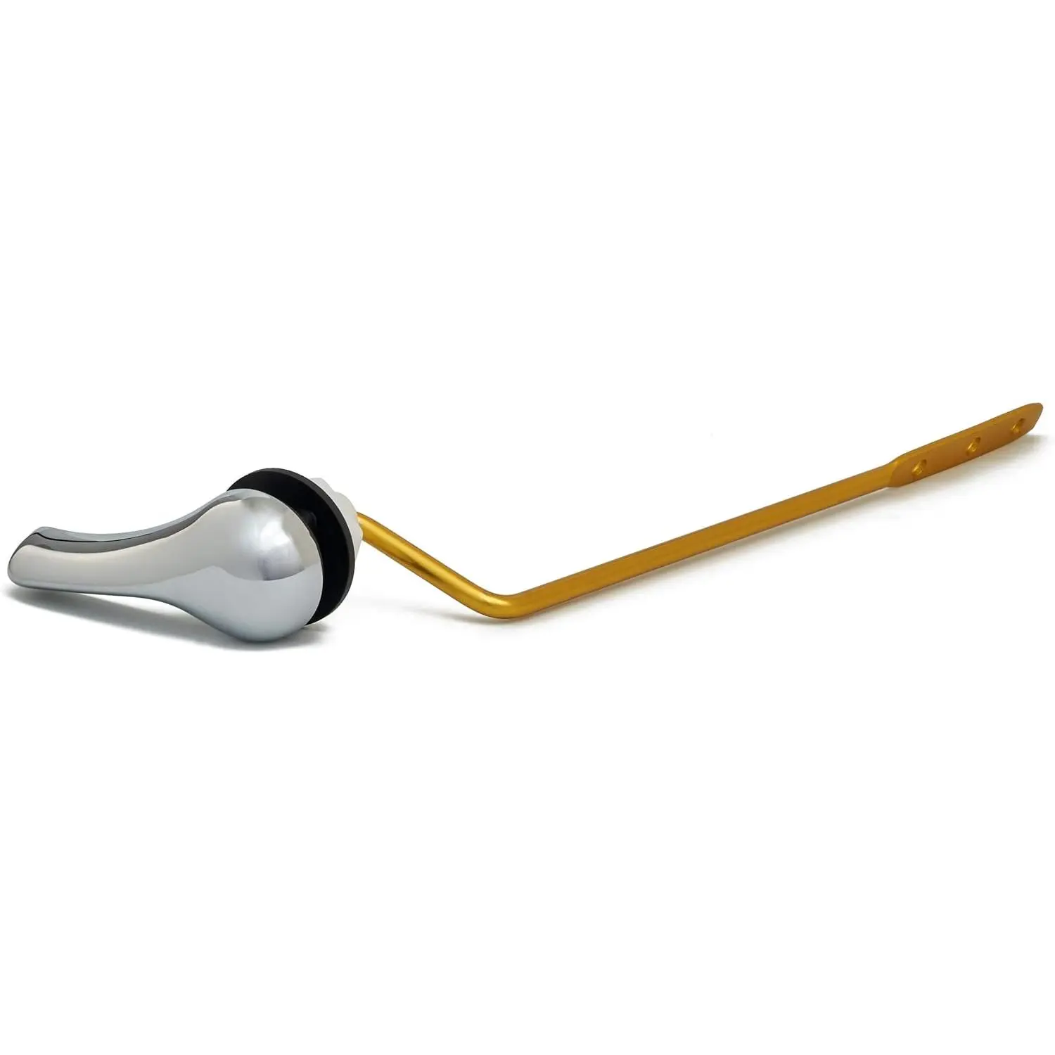 Chrome Finish Side Mount Toilet Handle  Kit,  Toilet  Flush Lever Fits  Standard Side-Mount Toilet Tanks