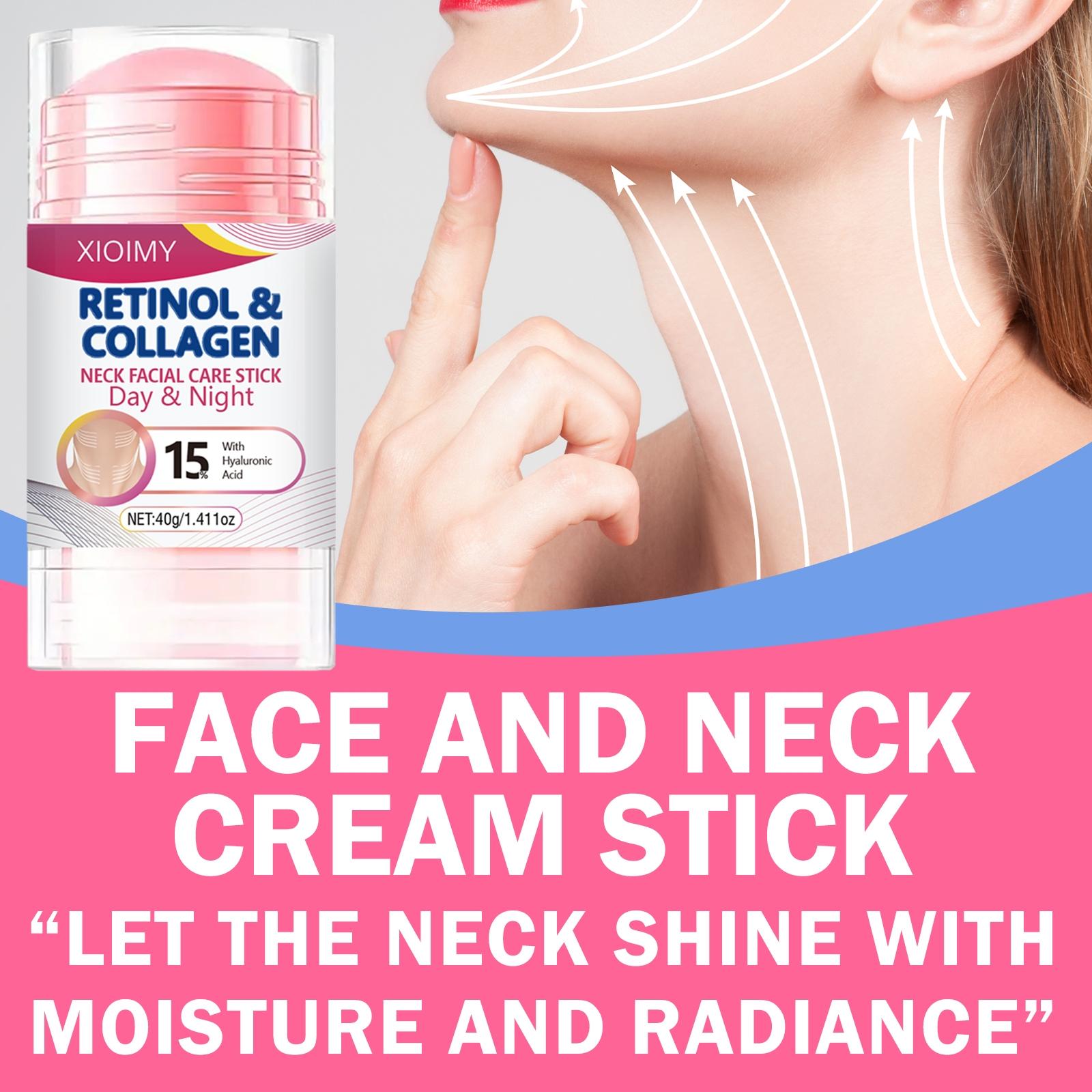 Retinol & Collagen Lifting Stick, Moisturizing Firming Deep Hydration Facial Lifting Cream Stick, Hydrating Facial Skin Care Product for Women & Men