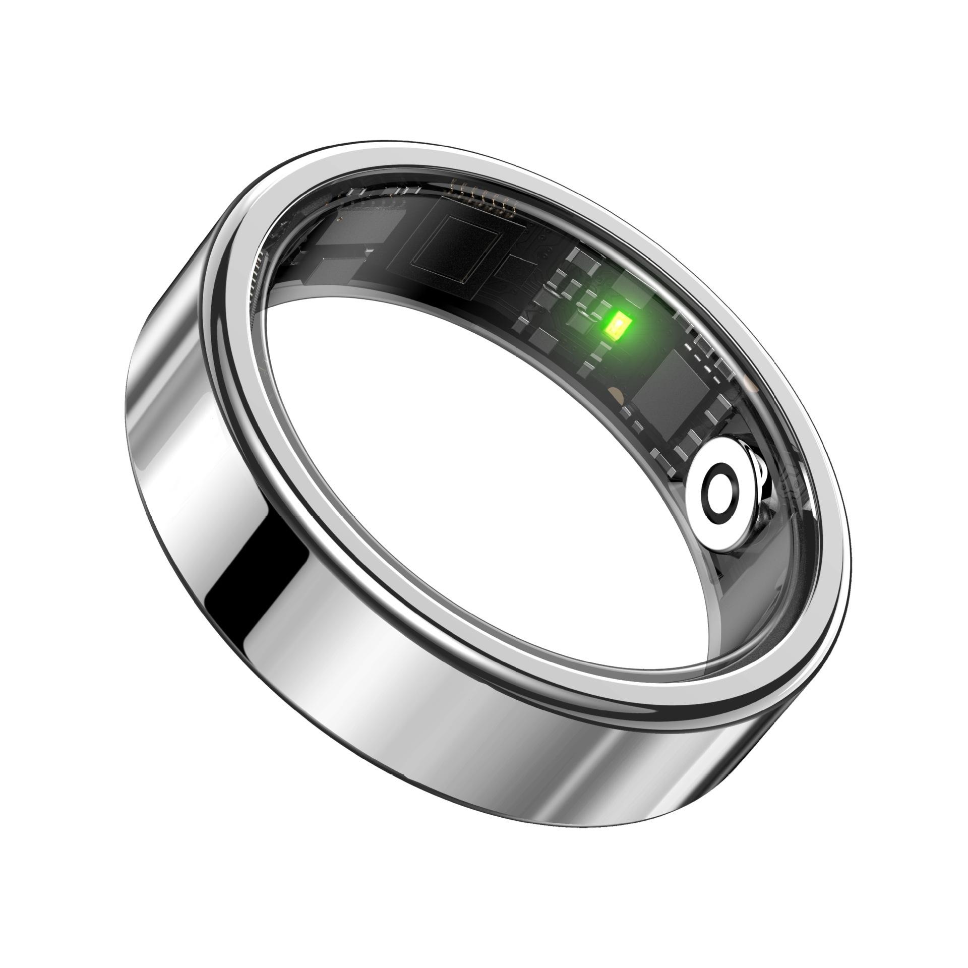 A smart multi-functional health ring with features such as motion step counting, Bluetooth photography, heart rate monitoring, blood oxygen measurement and sleep monitoring. A fashionable wearable smart ring.