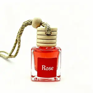Car Air Perfume Diffuser, Reusable Hanging Scent Bottle, Long-Lasting Freshness, Removes Odors, Non-Toxic, Single Item Liquid Form