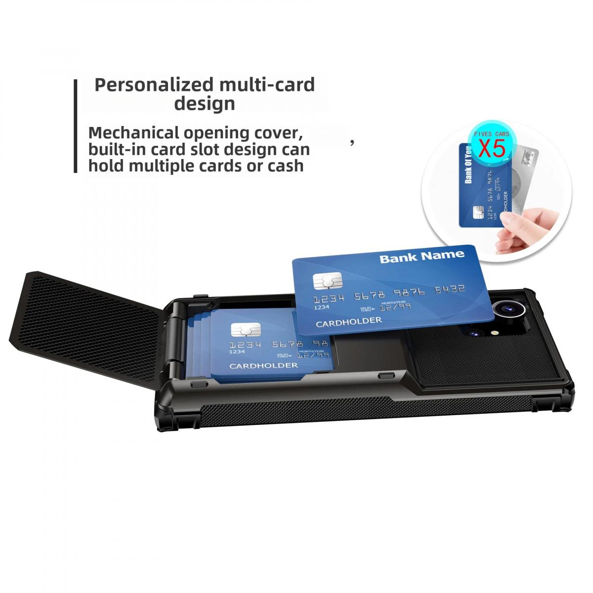 Phone Case For Samsung Galaxy S24 S23 FE S25 S26 Ultra S22 S21 Plus A17 A16 A06 A15 A25 A35 A55 Wallet With Card Holder Cover