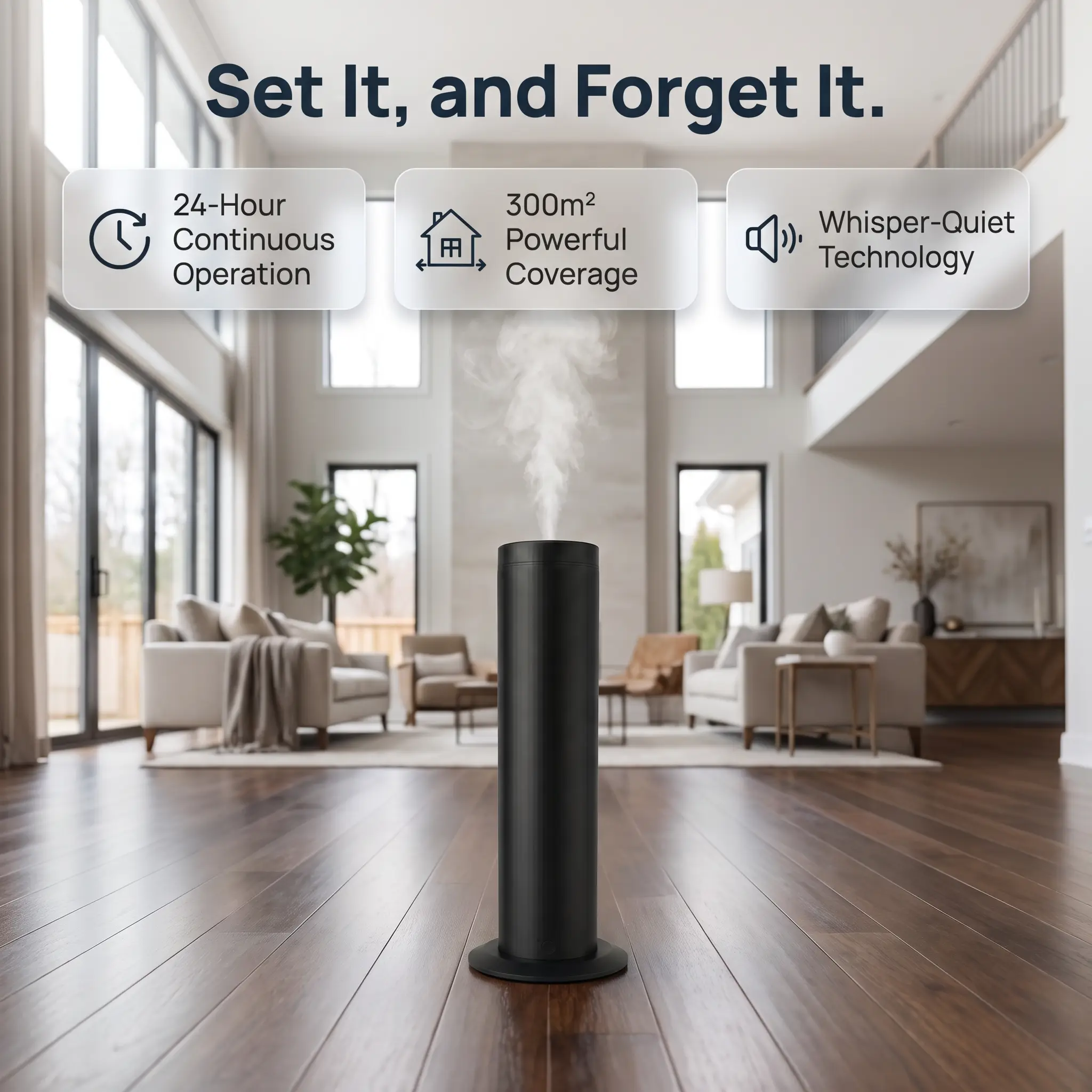 App Control Smart Aroma Diffuser Set, Home Fragrance System with 3 Essential Oils, Luxury Hotel Inspired Scents, Ideal for Large Spaces Up to 1250 Square Feet