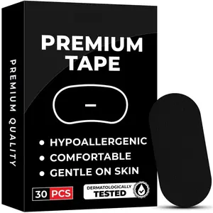 30-Pack Sleep Mouth Patches, Comfortable Breathable Oral Tape, Anti-Snoring Solution, Unisex Body Care, Travel Size, Fashionable