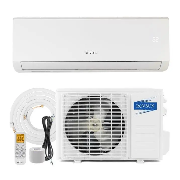 9,000/12000/18000/24000 BTU Mini Split AC/Heating System with Inverter, 19SEER 115V Energy Saving Ductless Split-System Air Conditioner with Pre-Charged Condenser, Heat Pump, Remote Control & Installation Kit