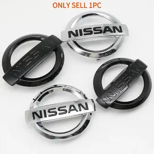 Car Grille Decoration Sticker, Compatible with Nissan Qashqai Altima Sylphy X-Trail Tiida Gtr Models, Rear Trunk Badge Accessory, Sticker For Cars, Car Decals, Car Decorative Sticker