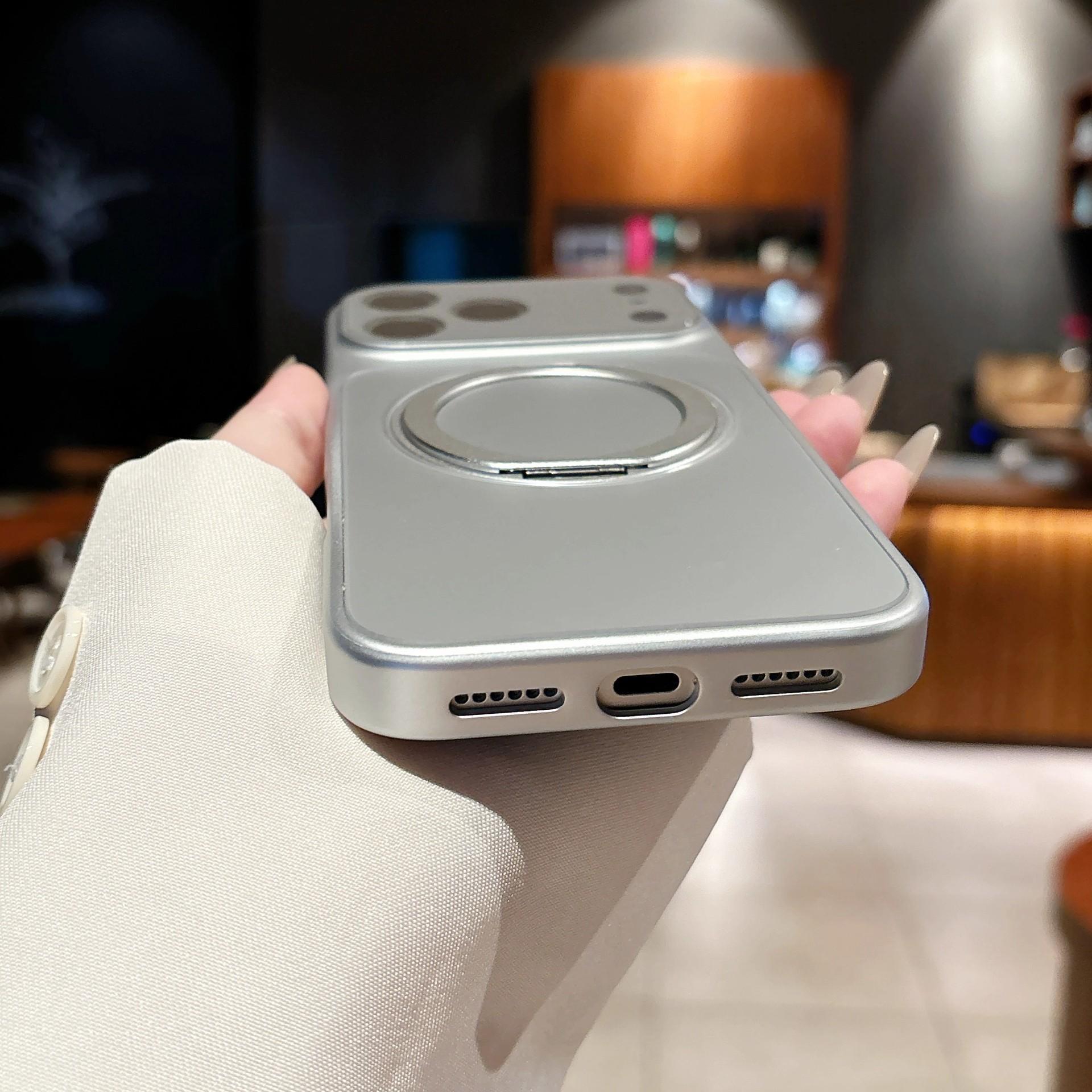 360 °   Rotating stand instantly transforms into 17, suitable for Apple 17 Pro Max phone case, iPhone 16 anti-drop protective cover