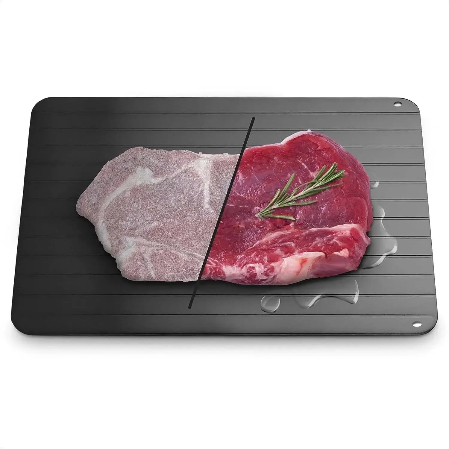 Defrosting Tray for Frozen Meat - Miraculous Rapid Natural Heating Defroster Board, Small Size Thawing Plate Kitchen Mat, Utensils Rapid Defrosting Meat Tray
