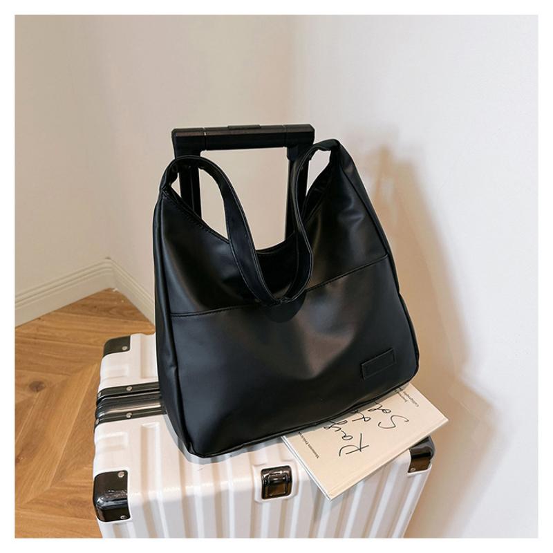 Large Capacity Retro Bag Women's Simple Tote College Student Class Shoulder Casual