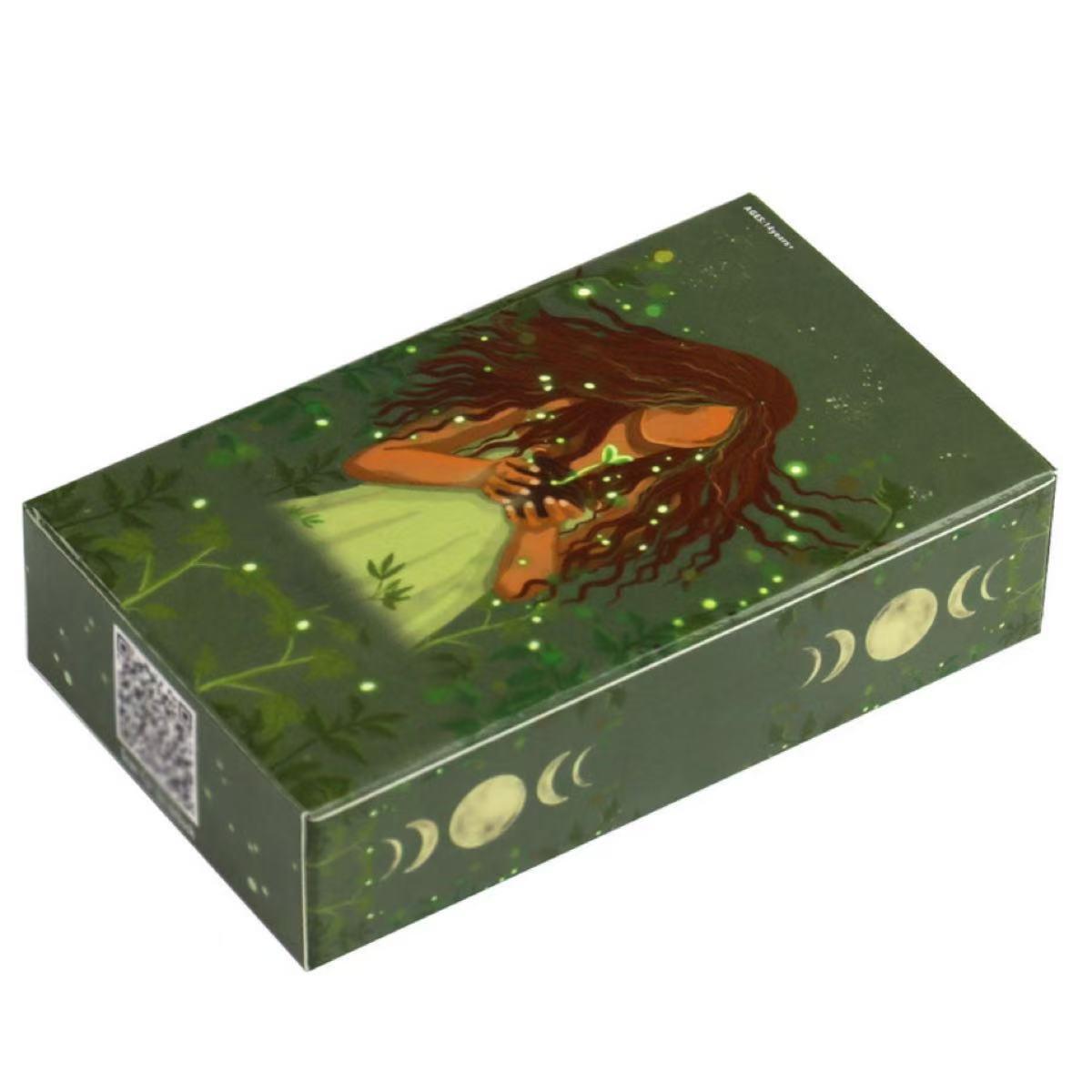 Earth Woman Tarot Card Game, 1 Box Tarot Card Game, Casual Party Table Game, English Card Game for Adults, Durable Tarot Cards, Tarot Card Decks