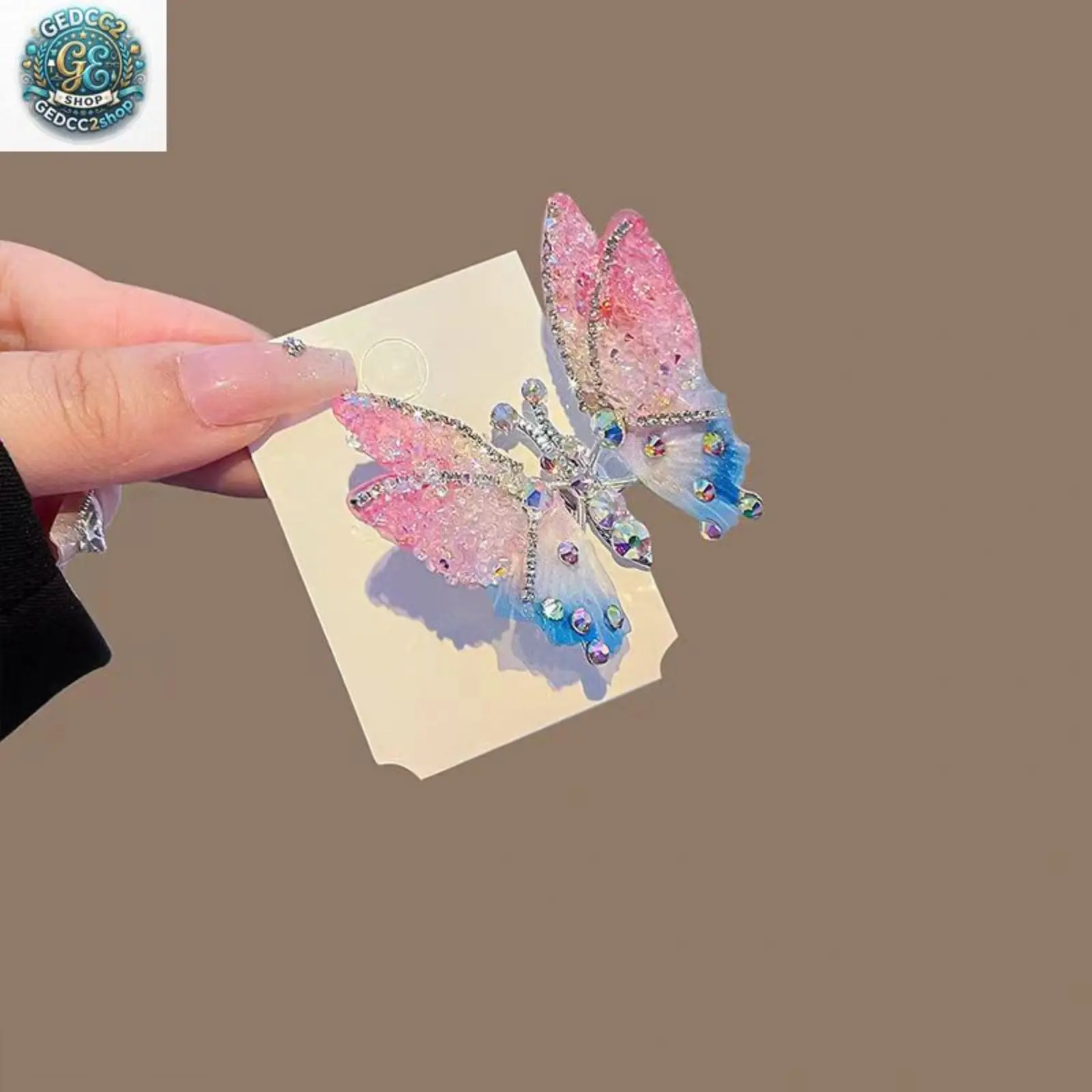 Moving Butterfly Hair Clips, Cute Animated Butterfly Barrettes for Women & Girls, Delicate Side Hair Accessories for Daily Hairstyles