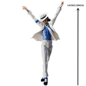 Assembly Michael Jackson Action Figures Collectible Model Hot Toy for Child Birthday Gift Home decoration