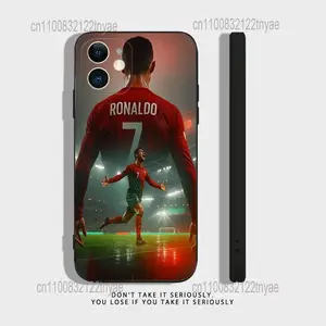 F-Football For C-CR7 R-Ronaldo 7 Phone Case For iPhone 17,16,15,14,13,12,11,Pro,X,XS,Max,XR,Plus,Mini Soft Black Shockproof TPU