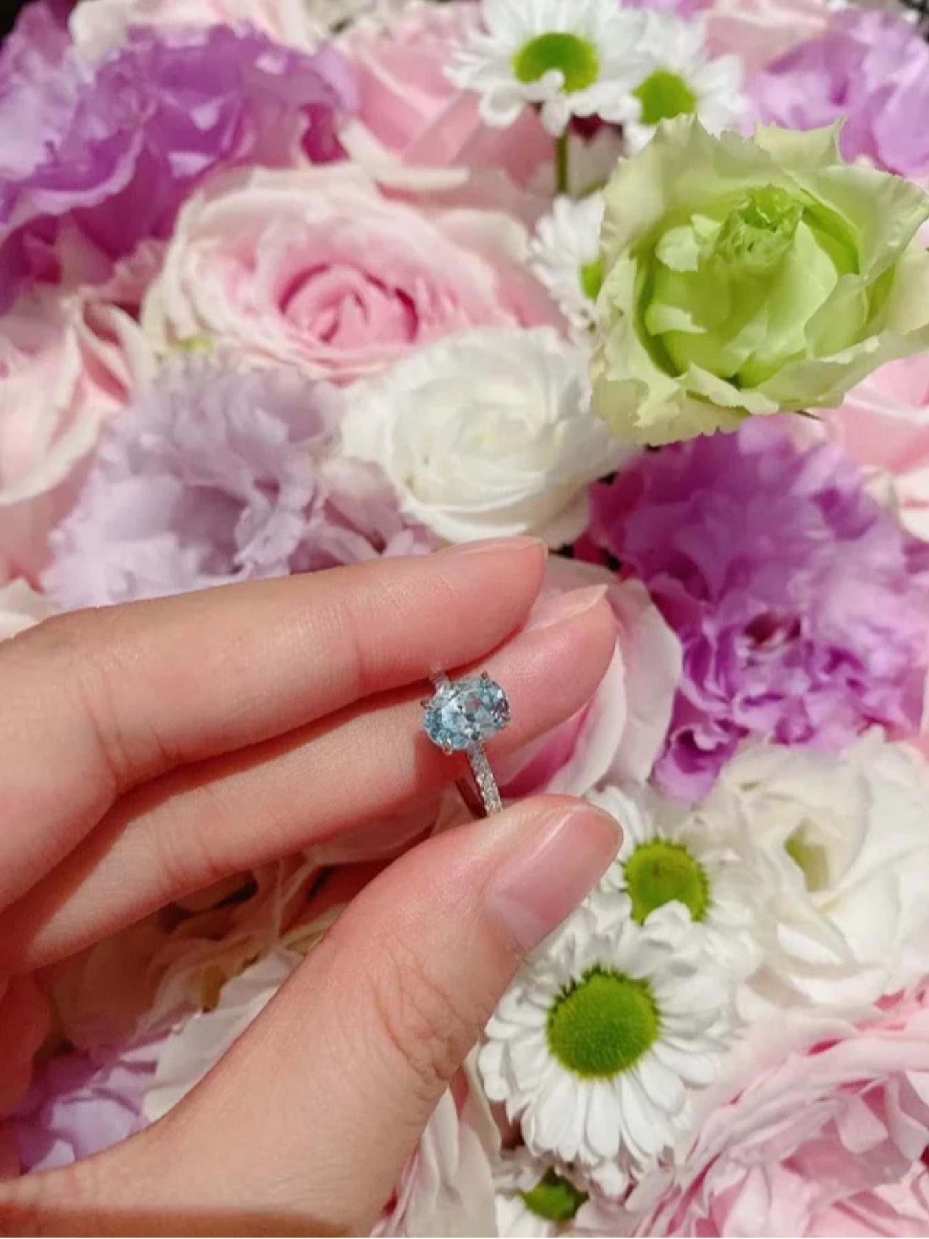 S925 Sterling Silver Elegant Artificial Zircon Emerald Cut Solitaire Ring, Vintage Engagement Ring, Fashion Accessories for Women & Girls, Trendy All-match & Exquisite Jewelry for Birthday Gift