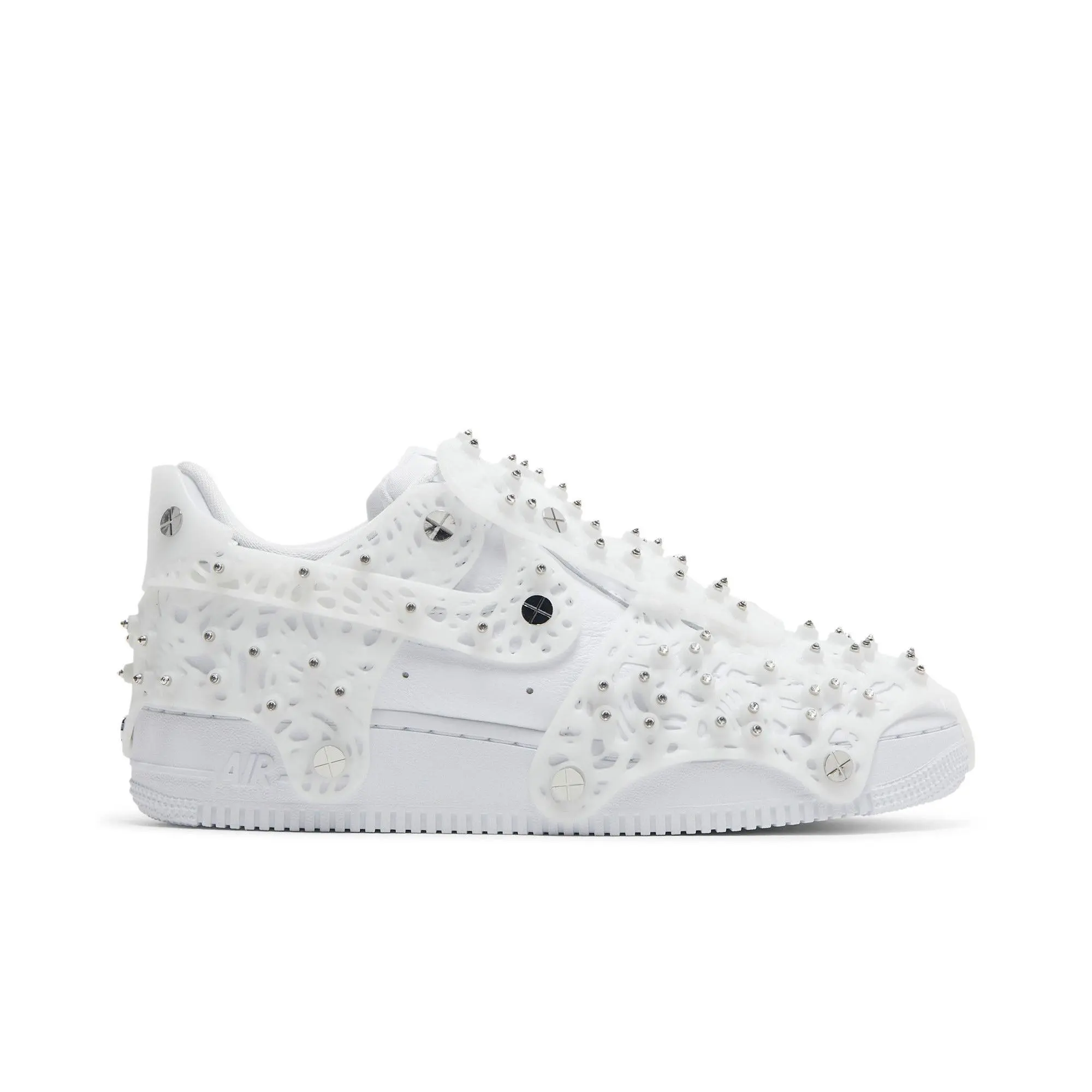 Swarovski x Nike Womens Air Force 1 LXX 'White' (women's sizes) White/White/White sneakers CV7668 100