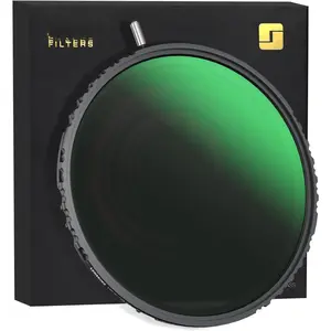 58mm True Color Variable ND Filter, ND2-64(1-6 Stops) Adjustable Neutral Density Filter, 28 Multi-Layer Coating  Optical Glass,Water Repellent & Scratch Resistant