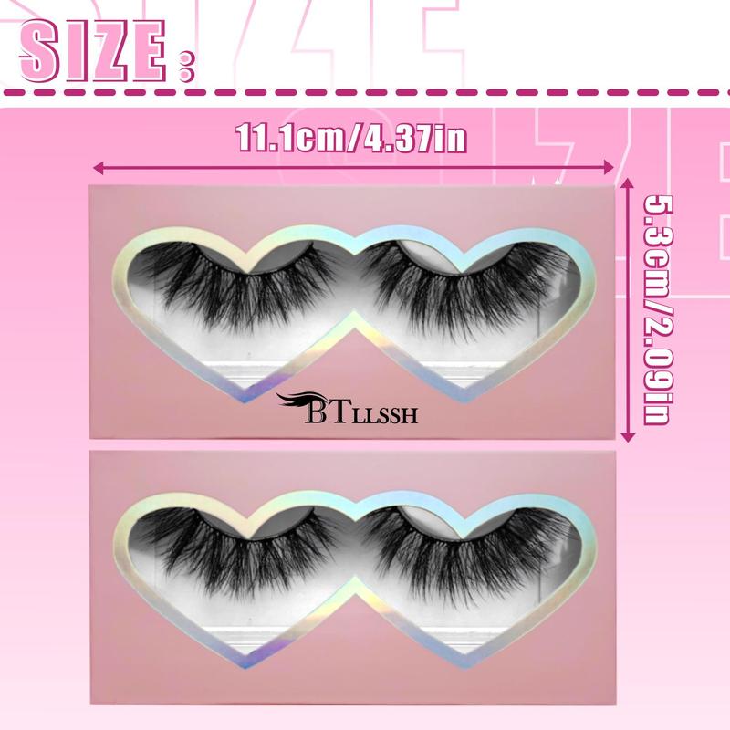 Mixed Styles False Eyelashes, Natural Look Eyelash Extensions, Self-Grafting Curled Eyelashes, Eye Makeup Enhancer for Women, Wispy Cosmetic Lashes, High-Quality Eyelashes #TOP PICKS
