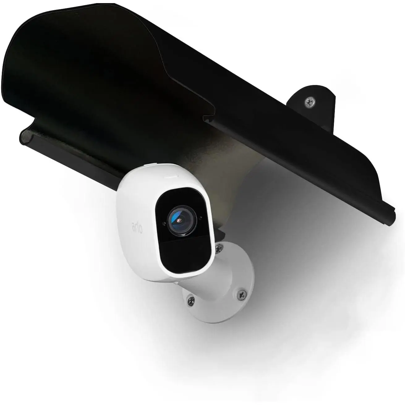 Sun Rain Shade Camera Cover Shield Works for Blink XT,XT2,(3rd Gen) XT3,XT4 (4th Gen),, Pro,WyzeCam,Nest,Ring,Protective Roof for Outdoor  Cameras,  Alloy Material-White