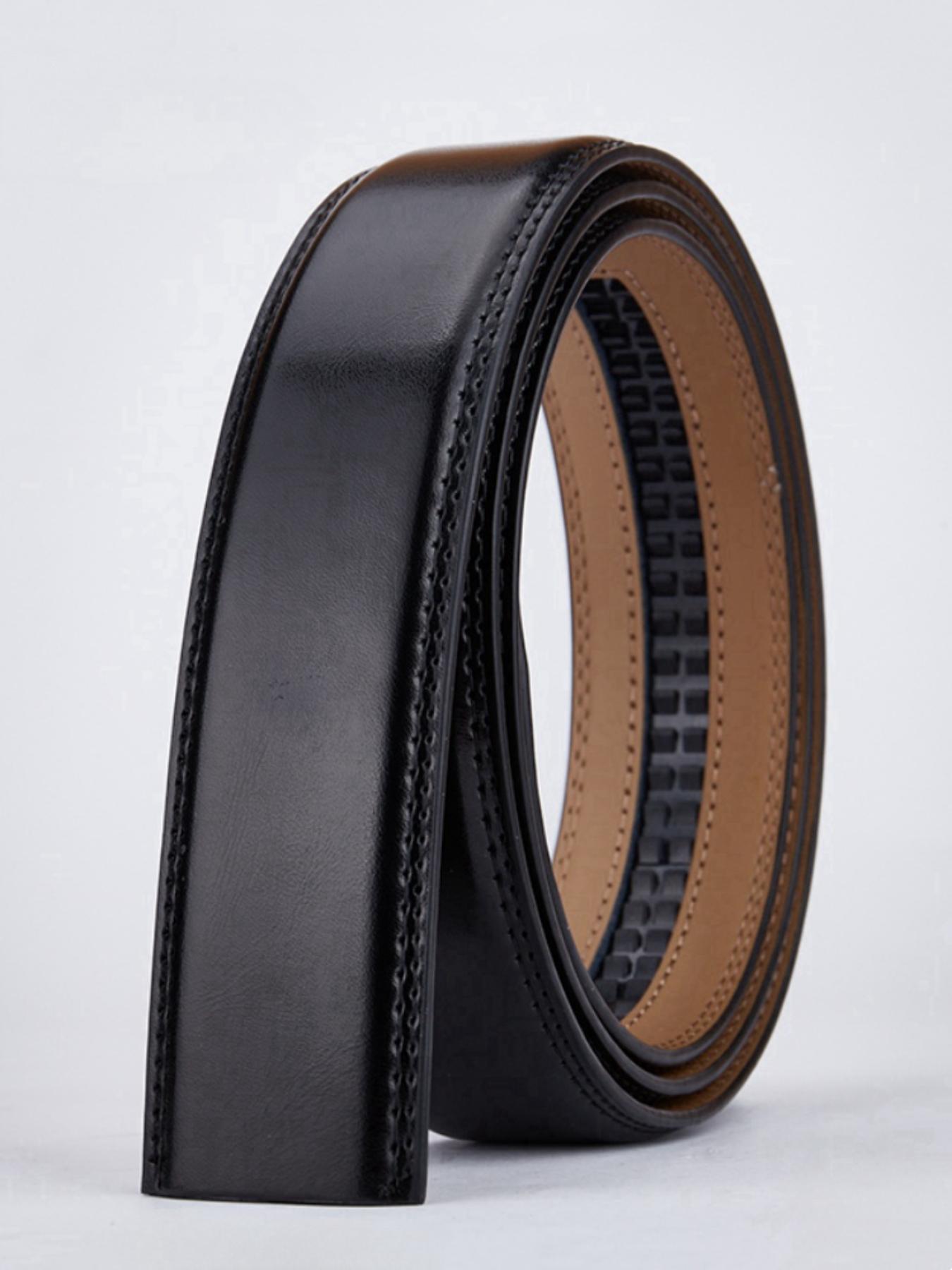 Men's Business Fashion Belt, Casual Automatic Buckle Belt, Fashion Belt for Party, Daily Clothing Decor, Trendy All-match & Exquisite Belt for Gift