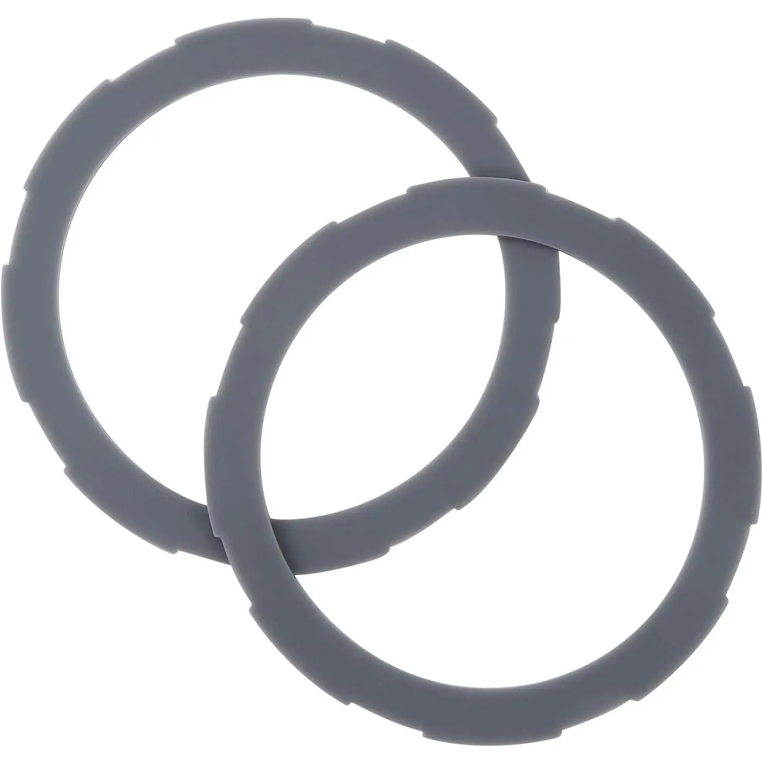 2 Packs Blender Gaskets 182341-000-842, Silicone Rubber Sealing O-ring, Premium Replacement Parts Compatible with Oster Pro 1200 Blender, Gray