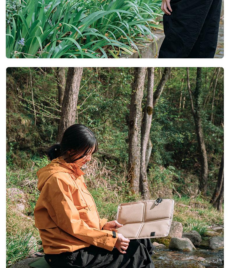 Outdoor Folding Cushion Portable Waterproof Thickened Moisture-Proof Ground Mat for Hiking, Cooling, Picnic, Grass Camping