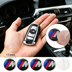 11mm 14mm Car Remote Key Fob Emblem Sticker, Logo Replacement for Bmw Models, Auto Accessories, Durable Design, Easy Installation