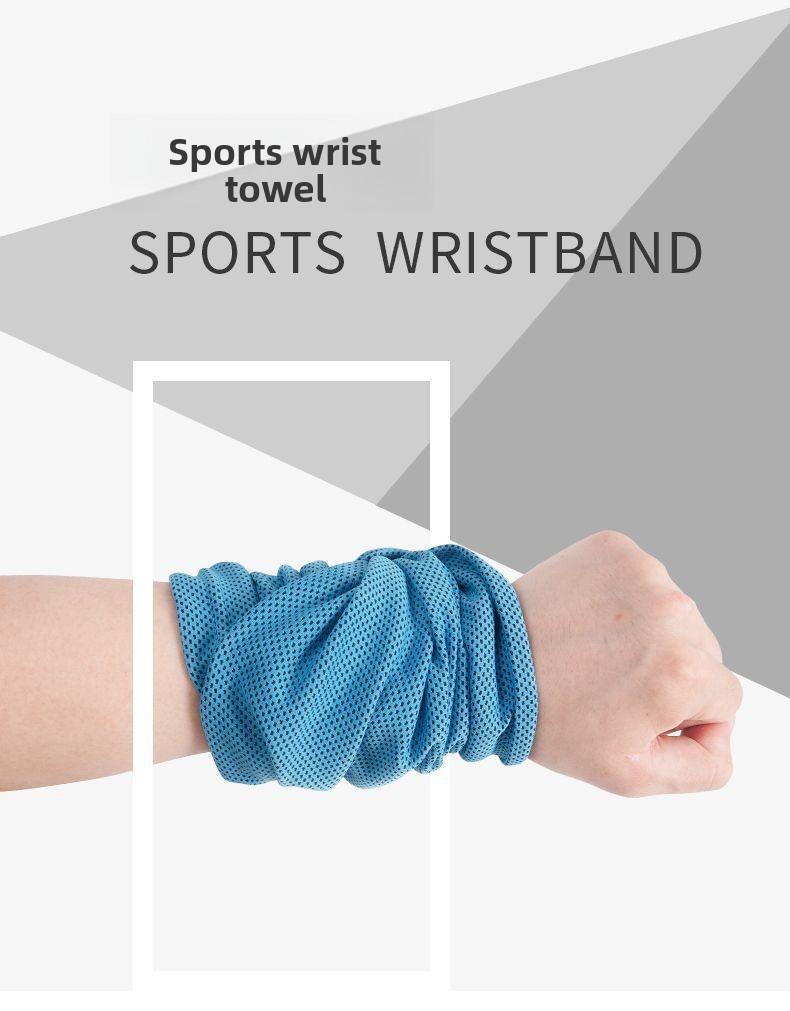 New multi-functional cycling cold feeling ice silk quick drying outdoor sports wrist towel cooling cold headscarf outdoor cold feeling