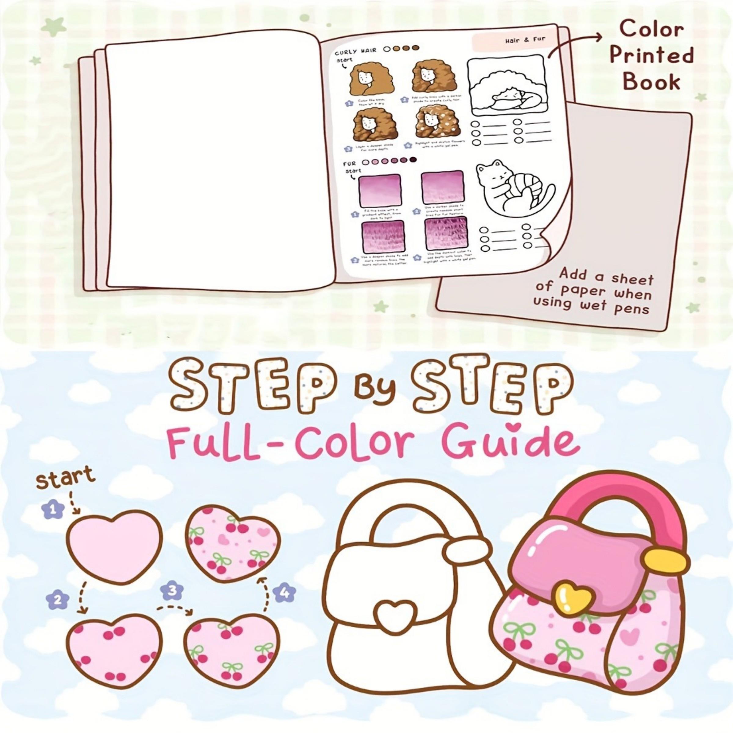 How to Draw Simple Fun Patterns Coloring Book for All Ages Drawing, Large Size High-Quality Paper Pages Perfect Gift for Art Enthusiasts Doodle Books