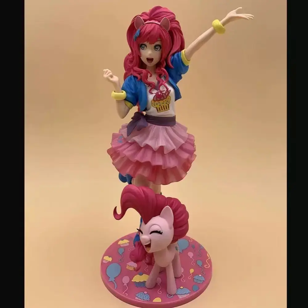Friendship Magic Rainbow Pony PVC Figures, Pinkie Pie Fluttershy Rarity Twilight Sparkle Luna Cuties, Cute Office Decorations