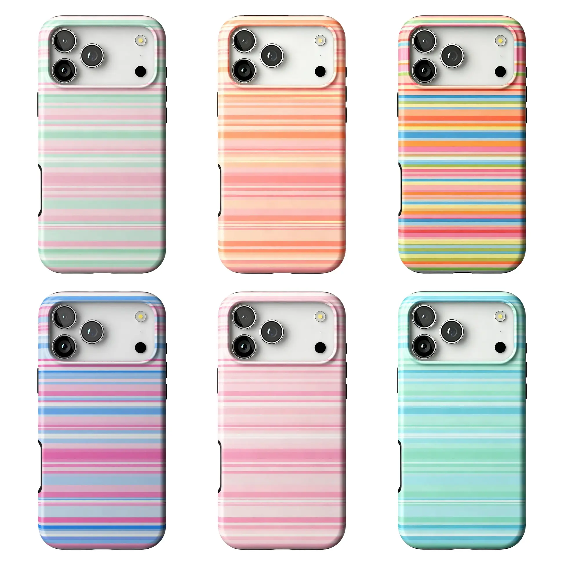 MNBVCX Retro Summer Mood stripe pattern, sturdy, durable, protective, suitable for iPhone 17/16/15/14/13/12 Pro Max/Plus/Pro, simple and stylish phone case, perfect gift, Fashion Summer Phone Case |   Designed for Party, Beach, Pool & Outdoor