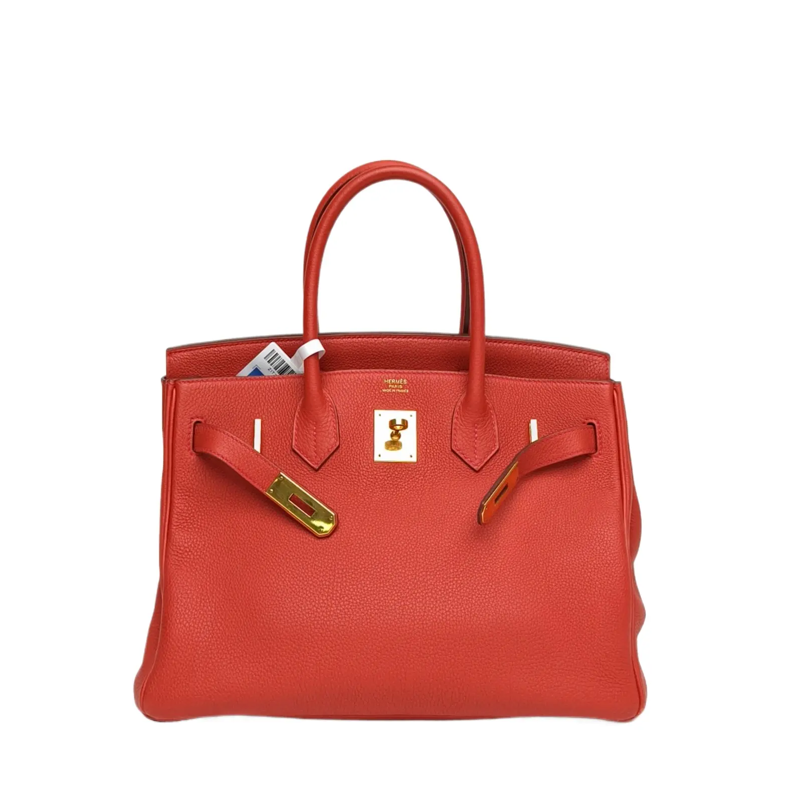 Pre-owned HERMÈS 【alea】HERMES Birkin 30 Rouge Tomate(S5) Togo P226157231