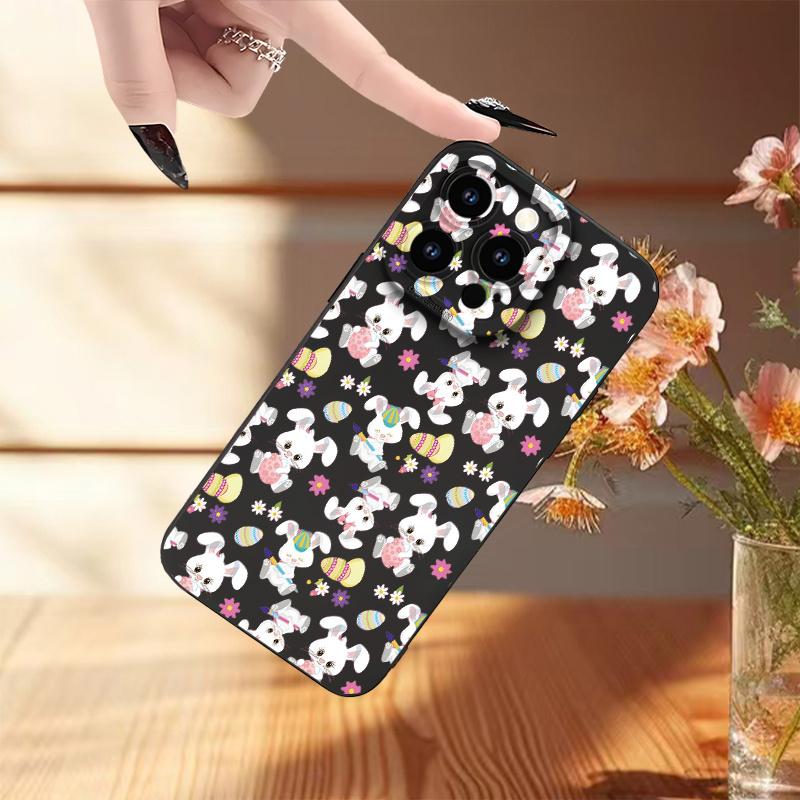 A simple Easter Egg Pattern Phone Case, TPU Shockproof Full Protection Case, Suitable for iPhone 17/16/15/14/13/12/11 PRO MAX PLUS AIR E XS and PROMAX MINI, Ideal Gift for Friends and Family, MS2272