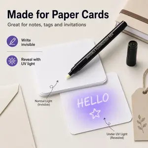 Invisible highlighter Invisible ink pen, UV anti-counterfeiting marker, confidential message pen