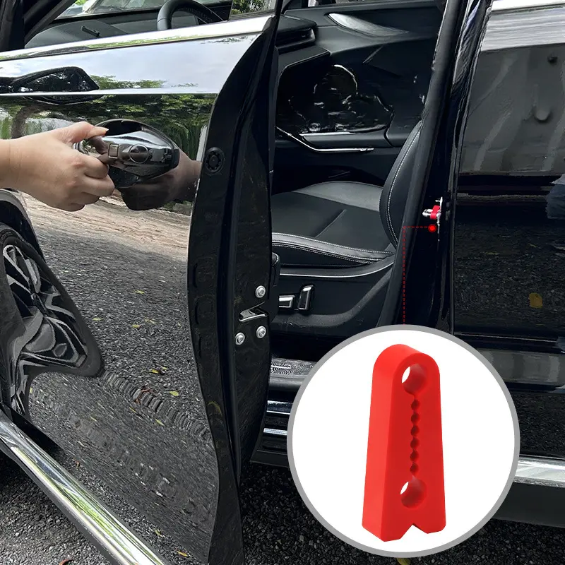4 Pack Car Door Anti-Collision & Soundproof Pads - Thick Universal Shock Absorption Bumpers, Anti-Rattle Rubber Stoppers for Noise Reducing, Auto Accessories