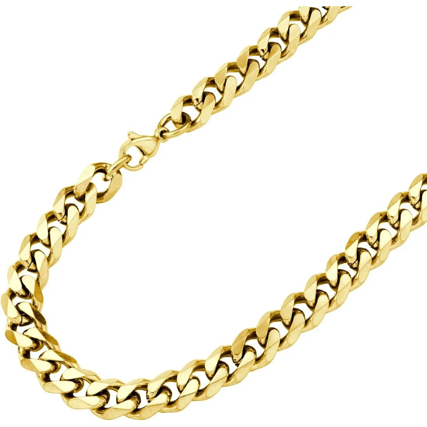 Stainless Steel Necklace for Men- 6 MM Miami Cuban Link Chain for Men Thick Stainless Steel Chain for Men and Women 16-24 Inch