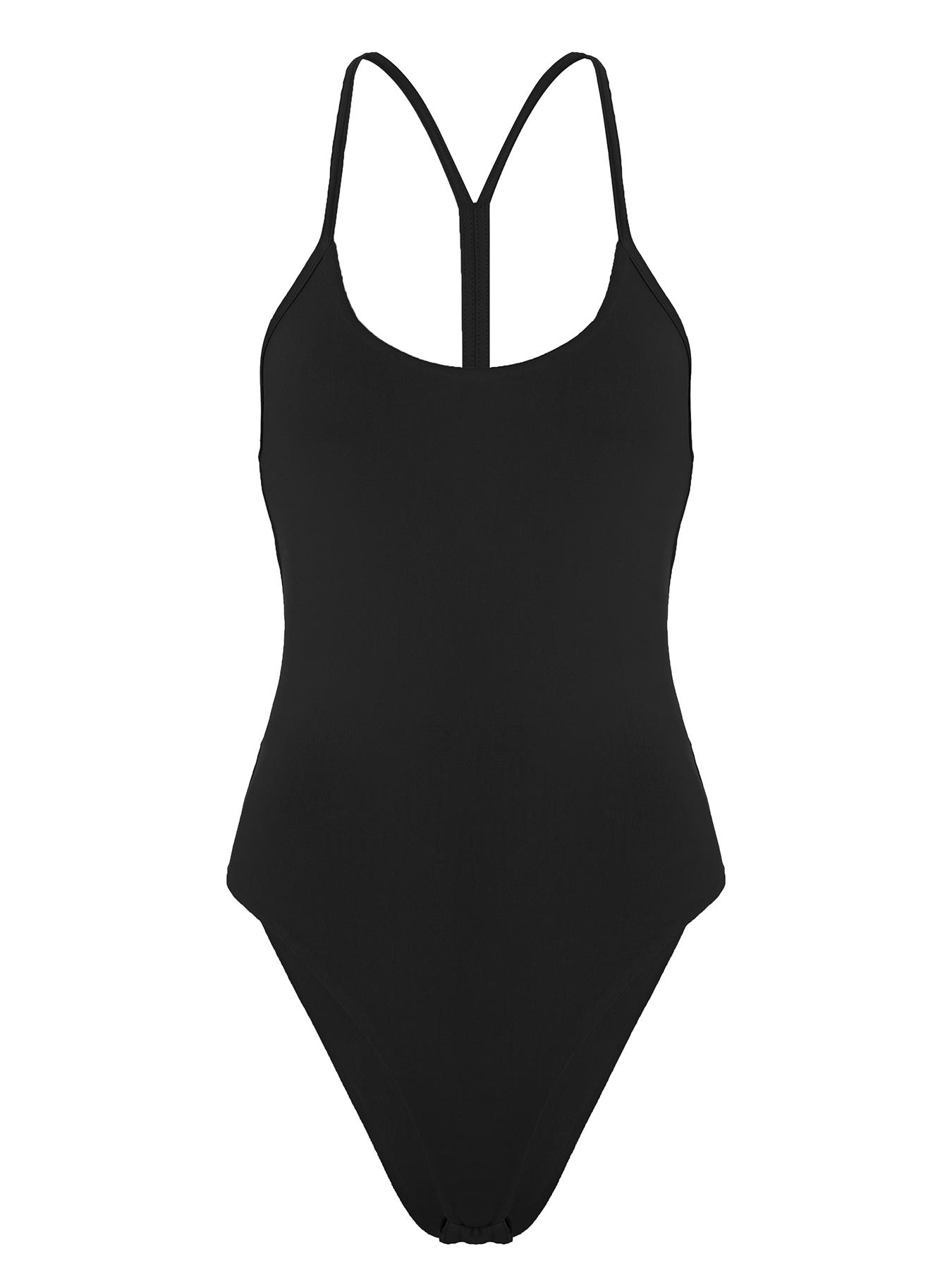 Women's Solid Backless Cami Bodysuit, Casual Street Fashion Sleeveless Bodysuit for Daily Wear, Ladies Clothes