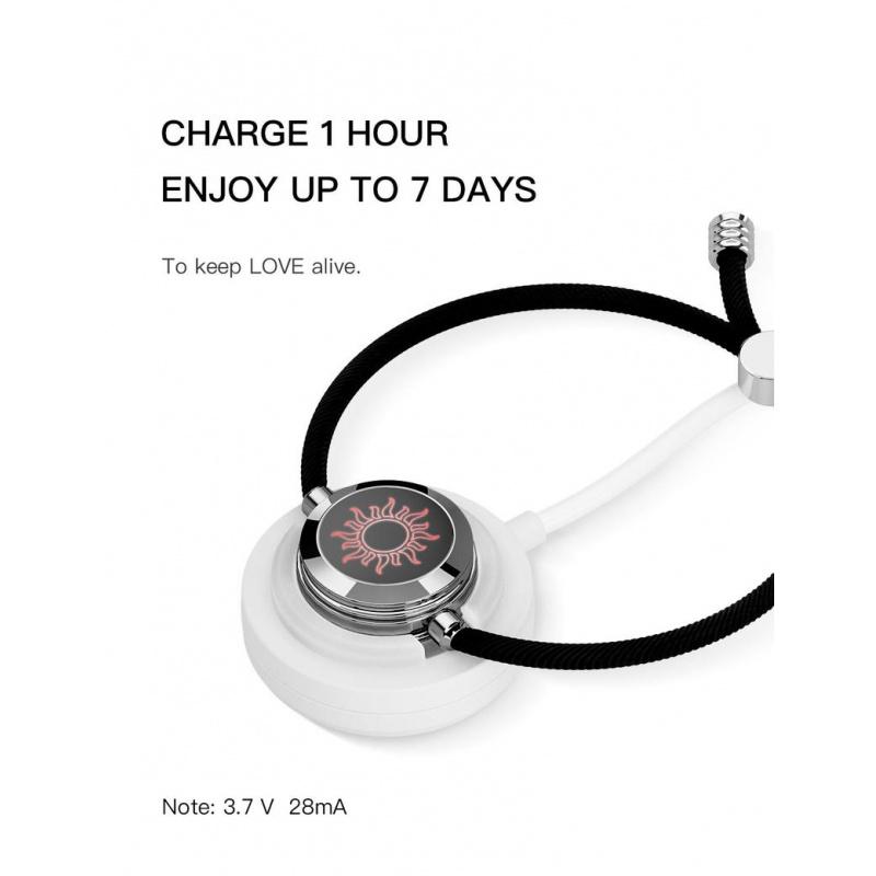 [Creative Gifts]totwoo Long Distance Touch Bracelets with Sun&Moon Functional Love Connect Gift For Boyfriend or Girlfriend or your Family