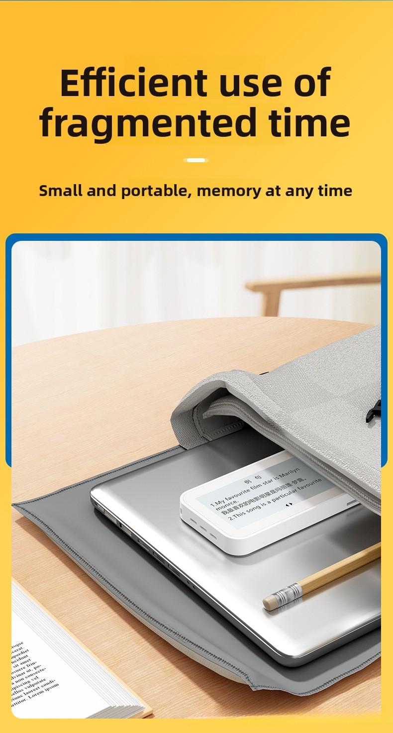 Electronic Vocabulary Card Student Electronic Dictionary English Learning Machine with Audio Player