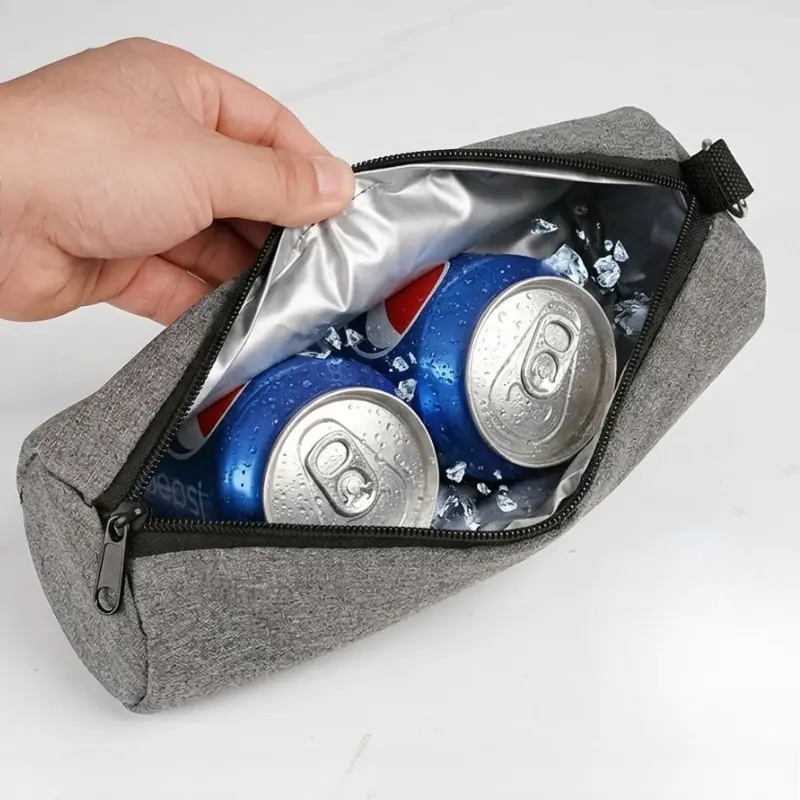 High Popularity New Cylindrical Golf Cooler Bag, Ice Bag, Insulated Handbag, Cold Drink Portable Bag - Beverage Cooler Bag, Tube Bag, A Must-Have for Outdoor Enthusiasts, Suitable for Camping, Travel, Cycling, Parties - Non-Food Contact