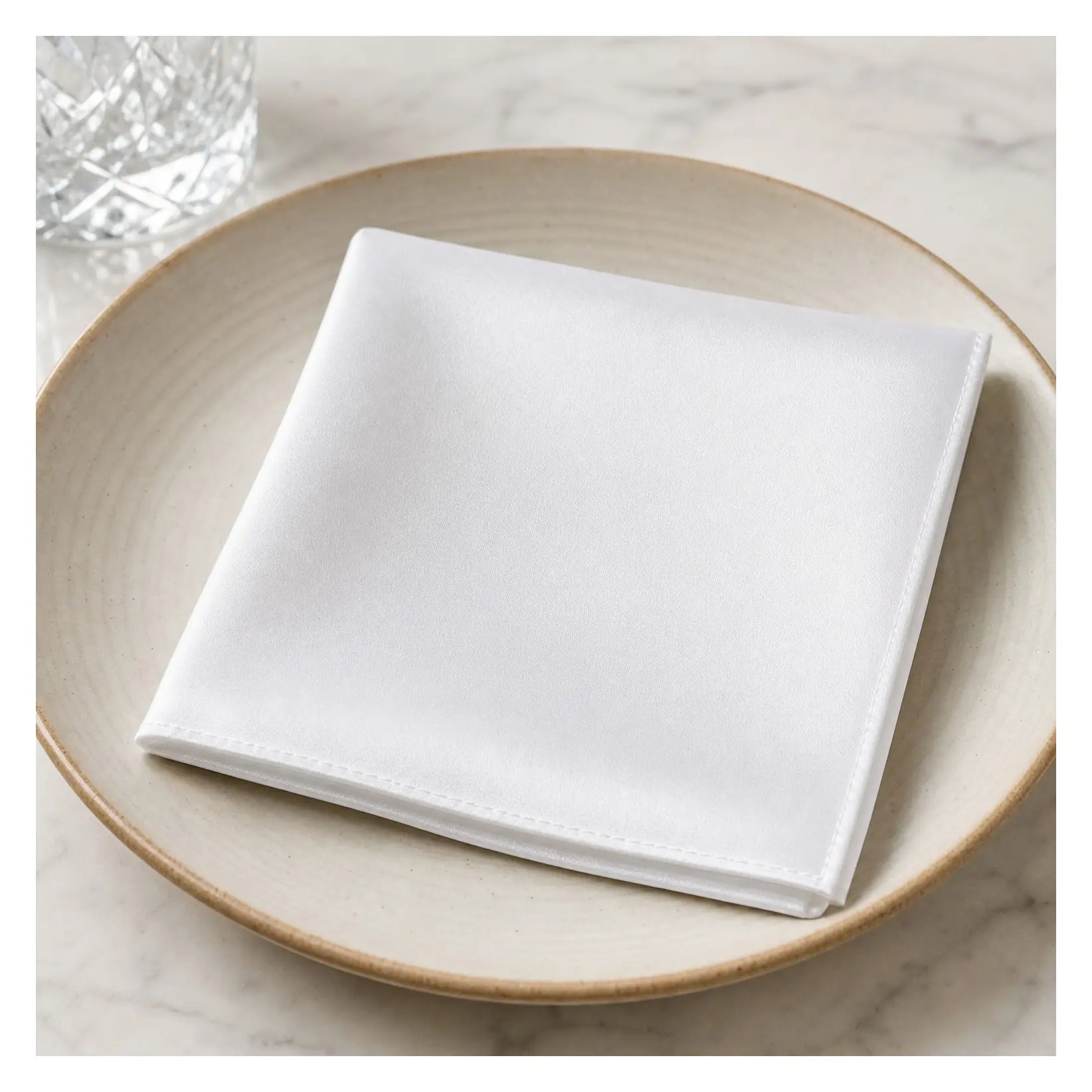 Men's 100% Pure Mulberry Silk Pocket Square with Hand-Rolled Edges - Elegant Handkerchief for Suit, Blazer & Tuxedo, Weddings, Formal Events, Daily WearGift