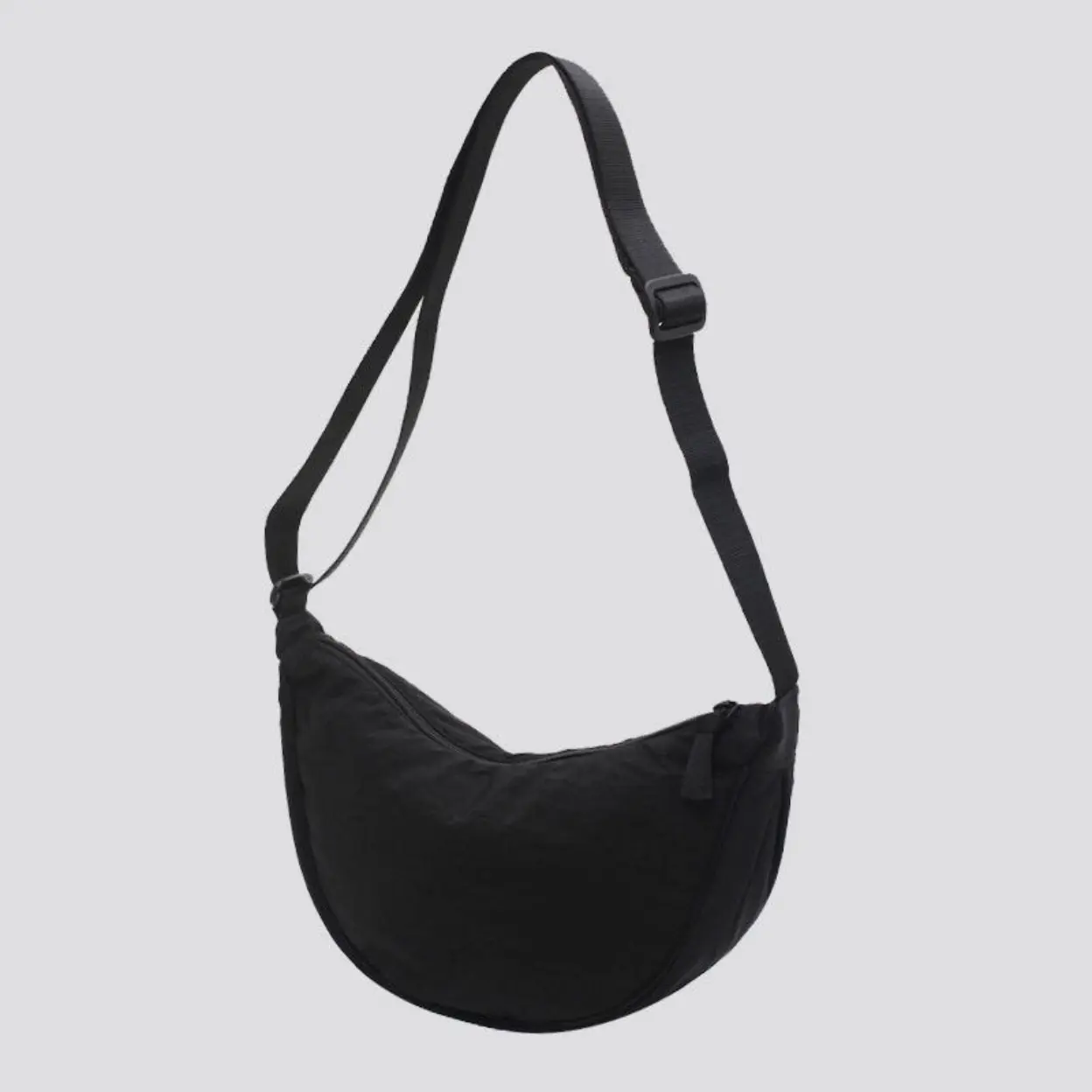 Women’S New Dumpling‑Shape Nylon Satchel Bag, Lightweight Small Casual Versatile Messenger Bag, Portable Shoulder Bag For Student Daily Use, Outdoor And Travel Occasions