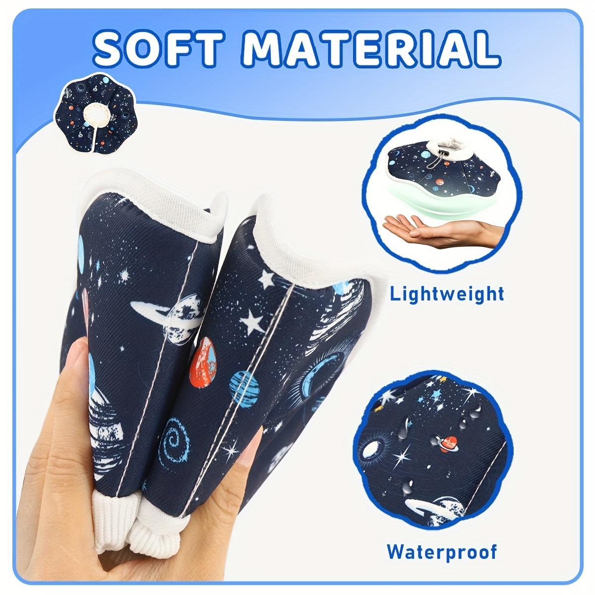 Cartoon Printed Cat Elizabethan Collar, Soft Lightweight Pet Protective Cone with Anti-chew Design, Adjustable Buckle for Post-surgery Recovery