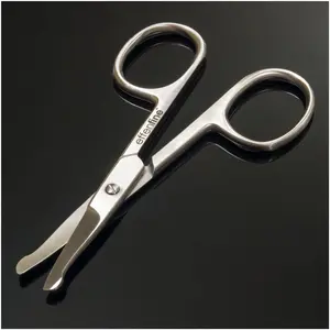 for Trimming - Safely Trim Ears Eyebrows Mustaches and Beards, German Stainless Steel with Safety Tips