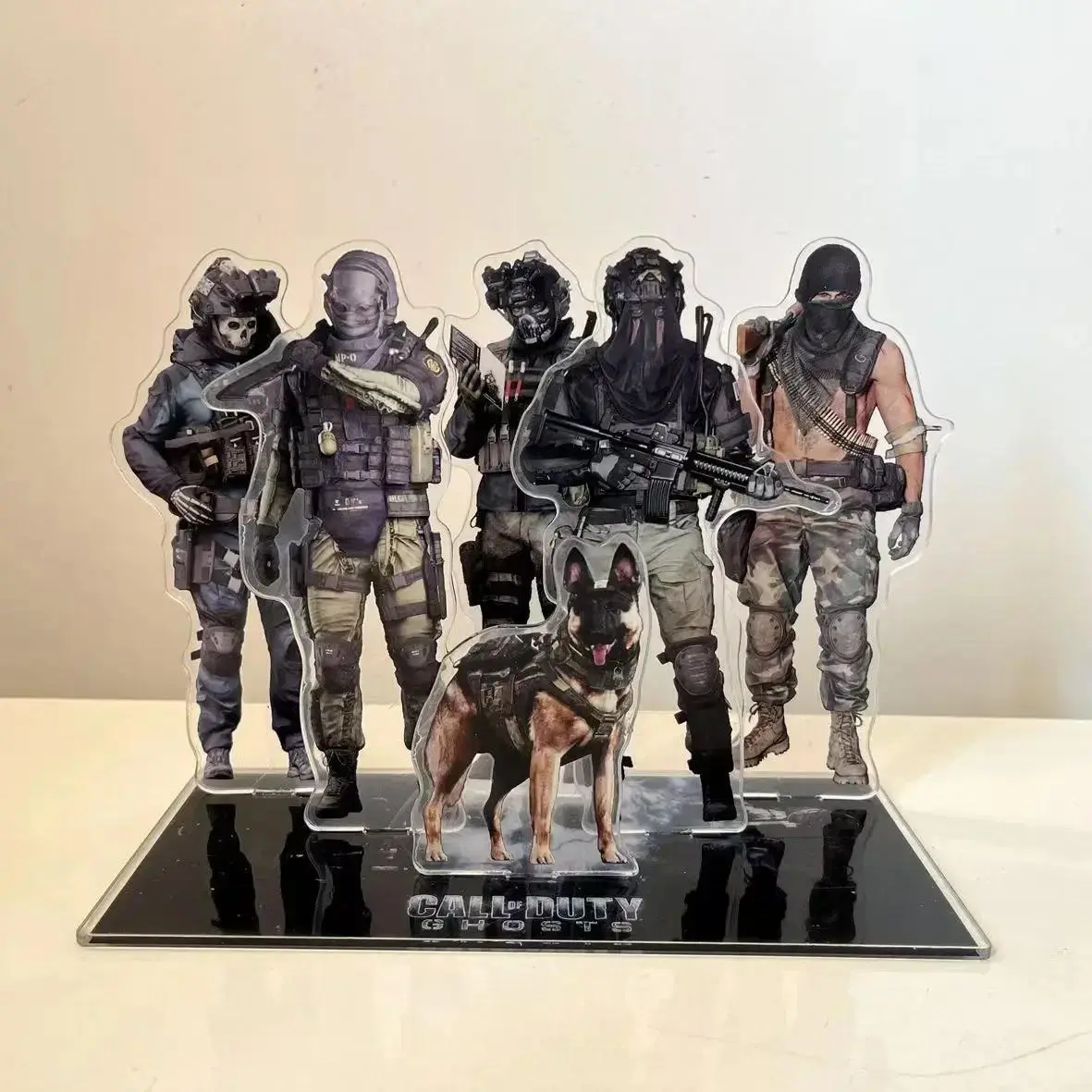 2026 hot item COD Call of Duty Ghost Konig Krueger Keegan Nikto Cosplay Acrylic Desktop Stand Figure Anime Collection Cartoon Decor Gift Popular toys