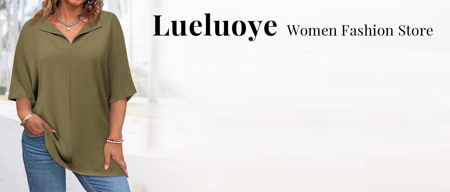 Imily Bela Womens Plus Size Tops Short Sleeve V Neck Tee Blouse Summer Loose Fit Casual Tunic Top XL-5XL