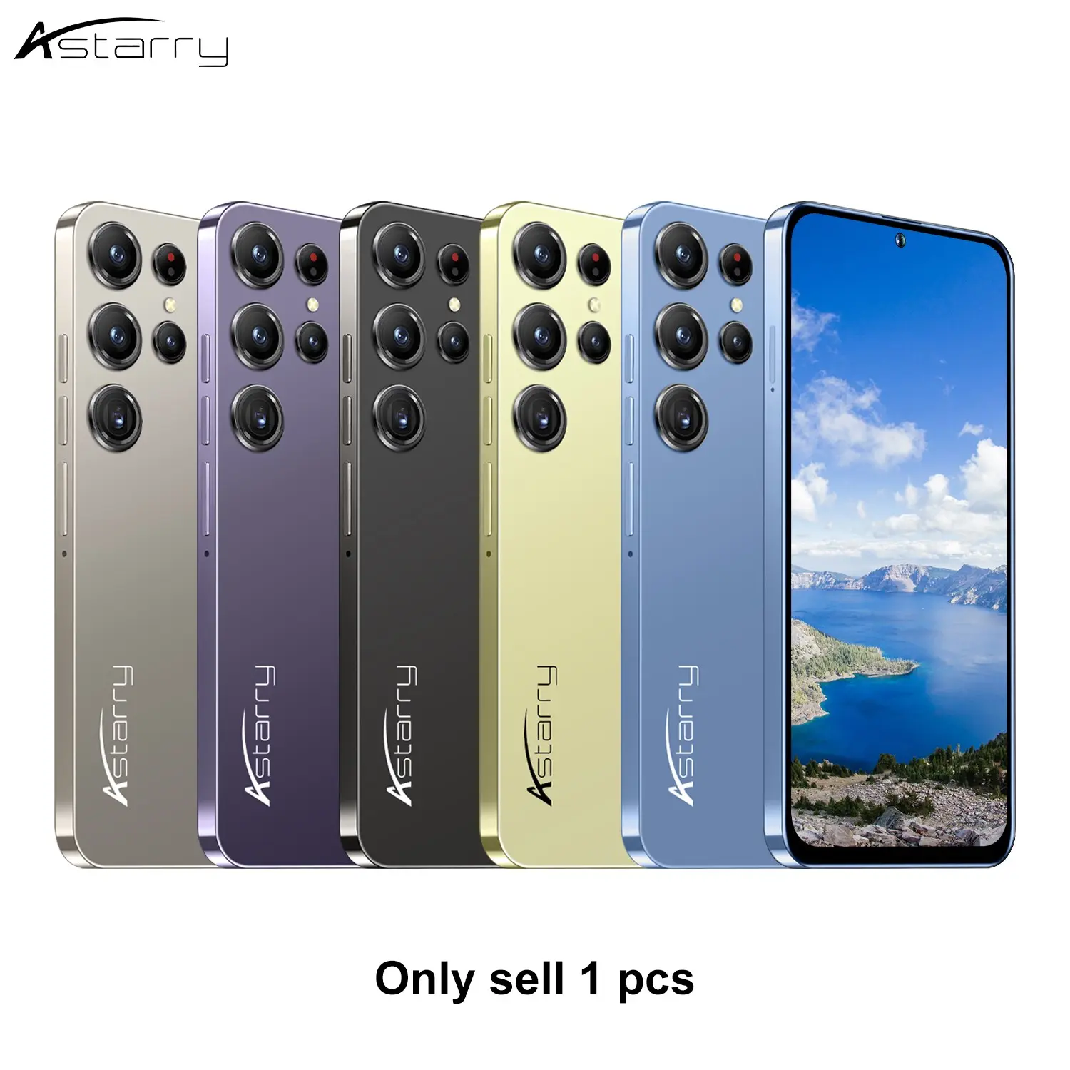 Astarry-25 Ultra Touchscreen Smartphone, 6.56-Inch Display, 3gb+32GB/64GB Storage, Dual Sim, 3800mah Battery, Android Os, Global Smart Phone